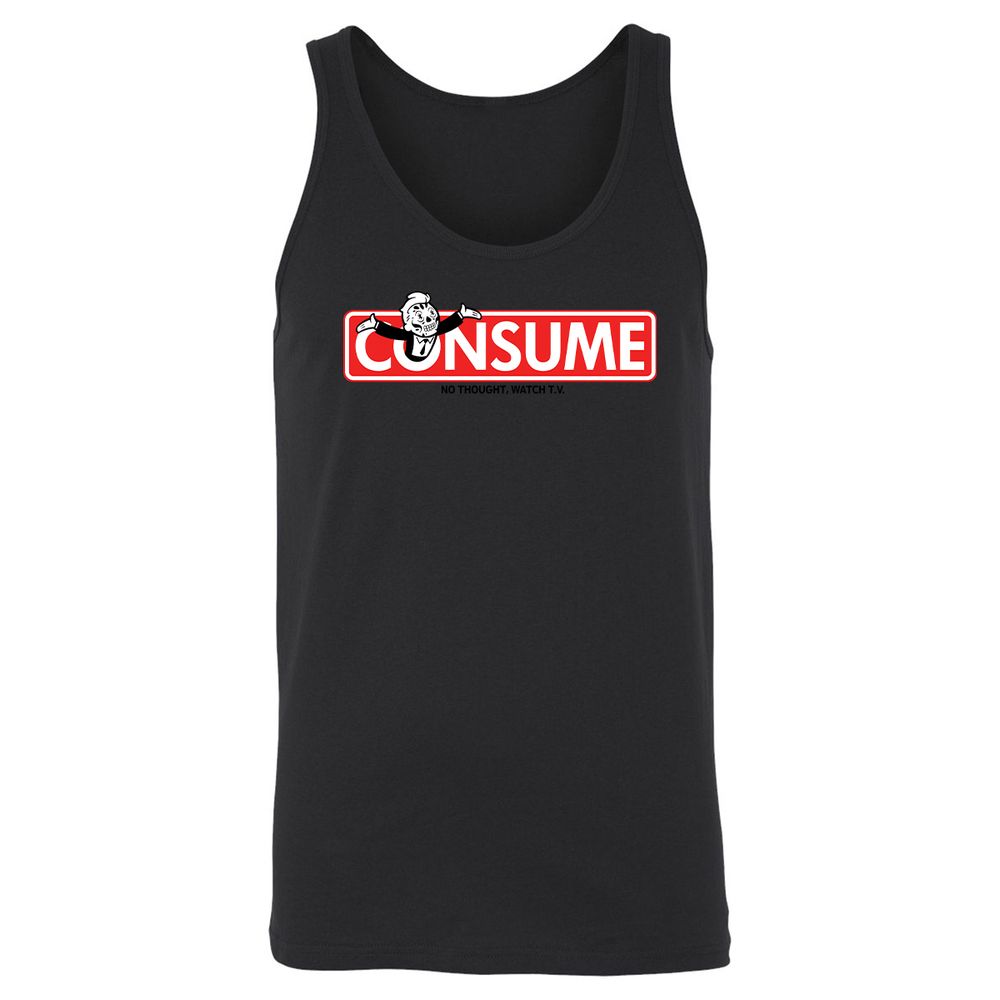 Unisex Jersey Tank - Z5UMUVQZ - Black - 14