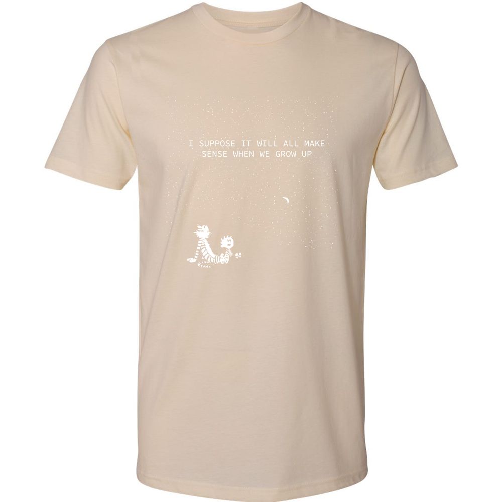 Calvin and Hobbes Stars - Cream - 14