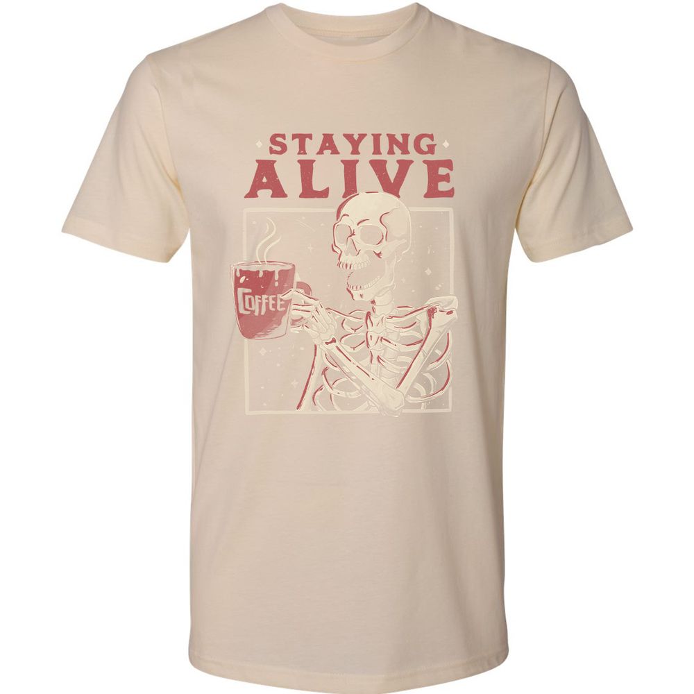 Premium Unisex T-Shirt - 7EC4NNKS - Cream - 14