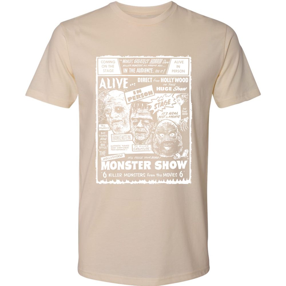Premium Unisex T-Shirt - 65G6HCBP - Cream - 14