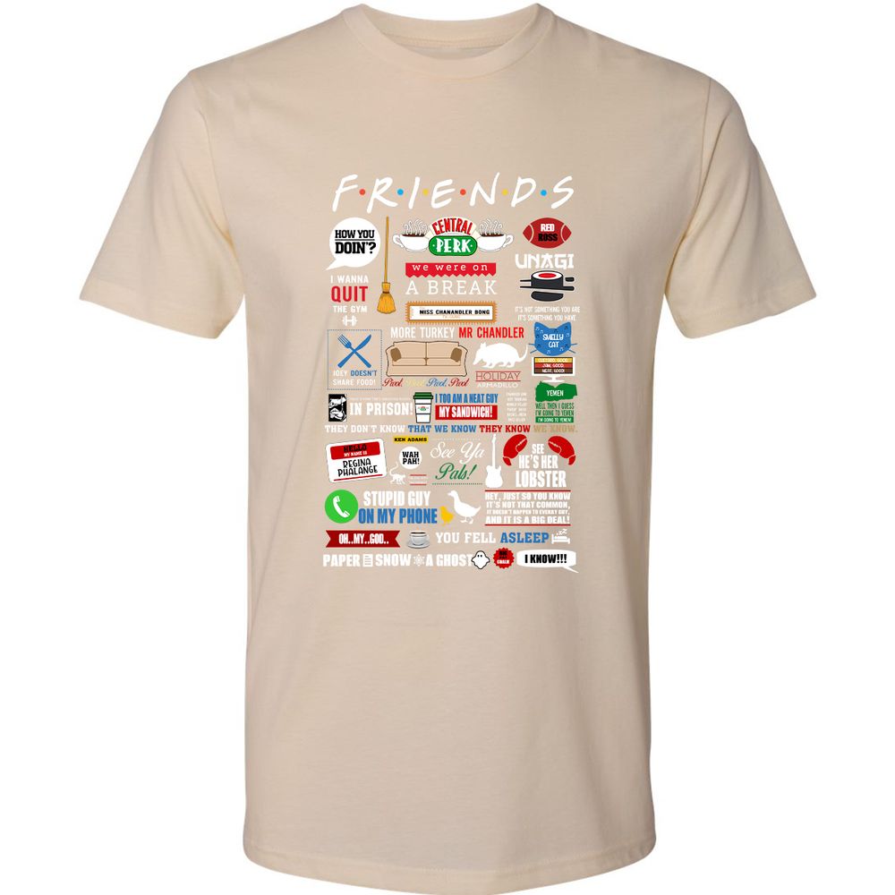 Premium Unisex T-Shirt - 4183WHJ3 - Cream - 14