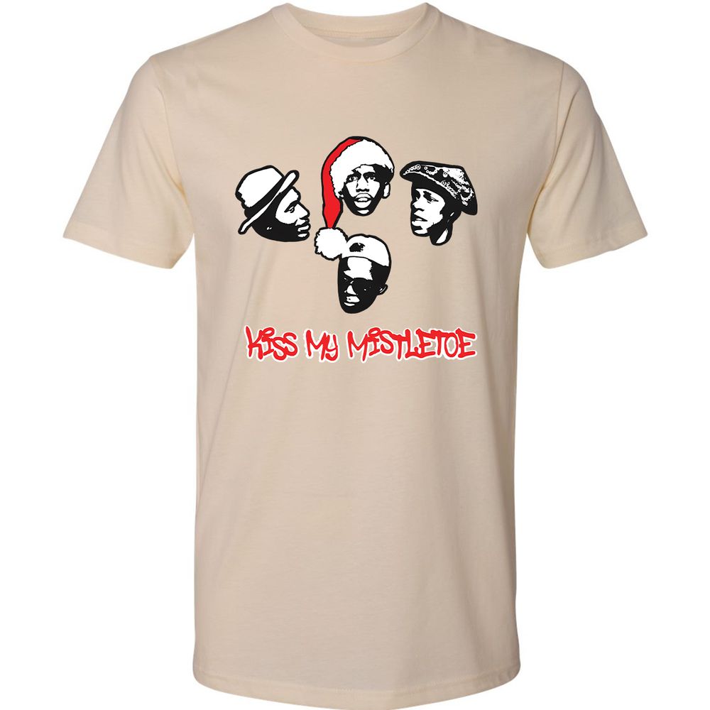 Kiss My Mistletoe Xmas Rap - Cream - 14