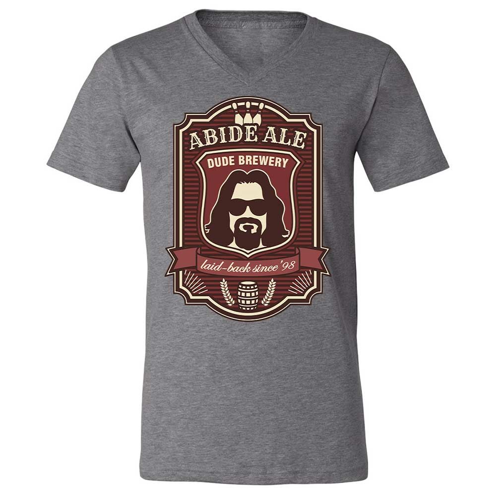 Unisex V-Neck T-Shirt - MR4YS5S8 - Deep Heather - 14