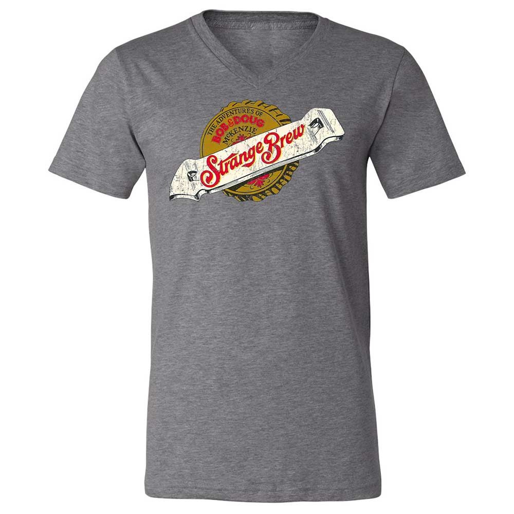 Unisex V-Neck T-Shirt - P4DHA5L4 - Deep Heather - 14