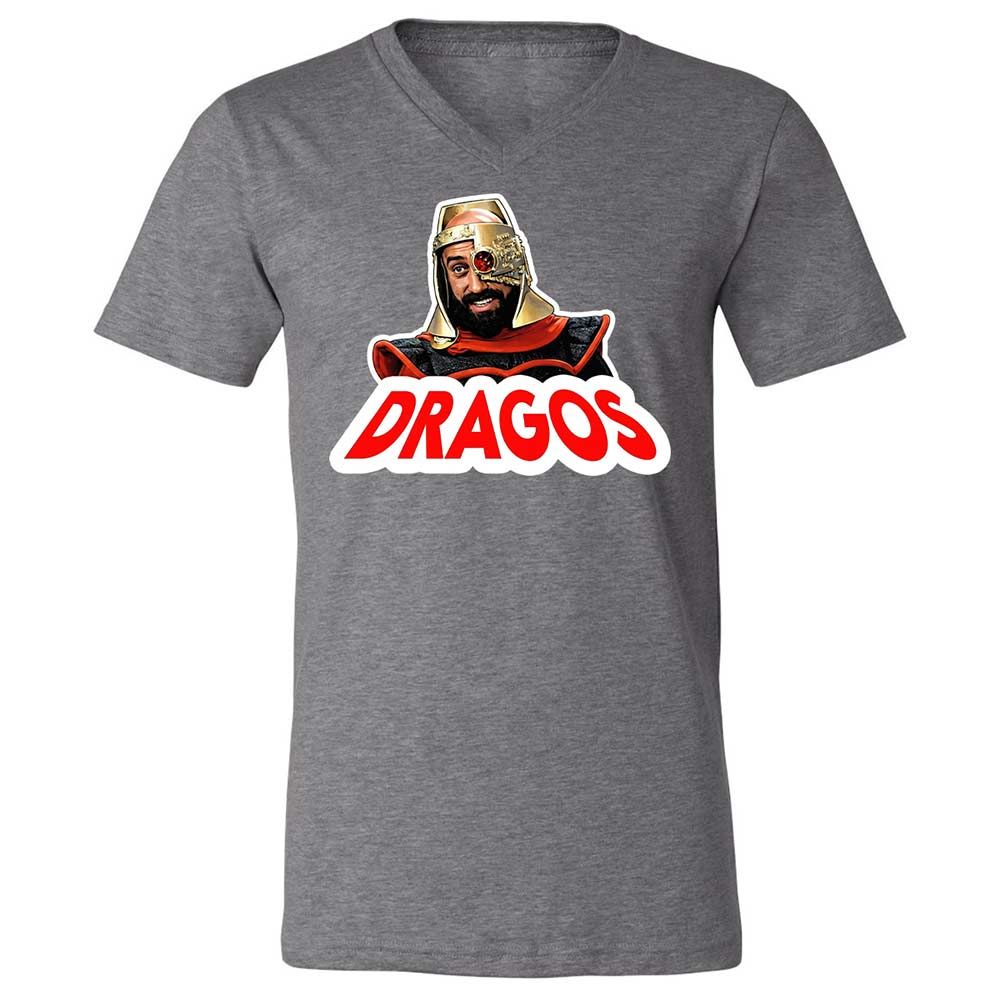 Unisex V-Neck T-Shirt - CNU6XPSE - Deep Heather - 14