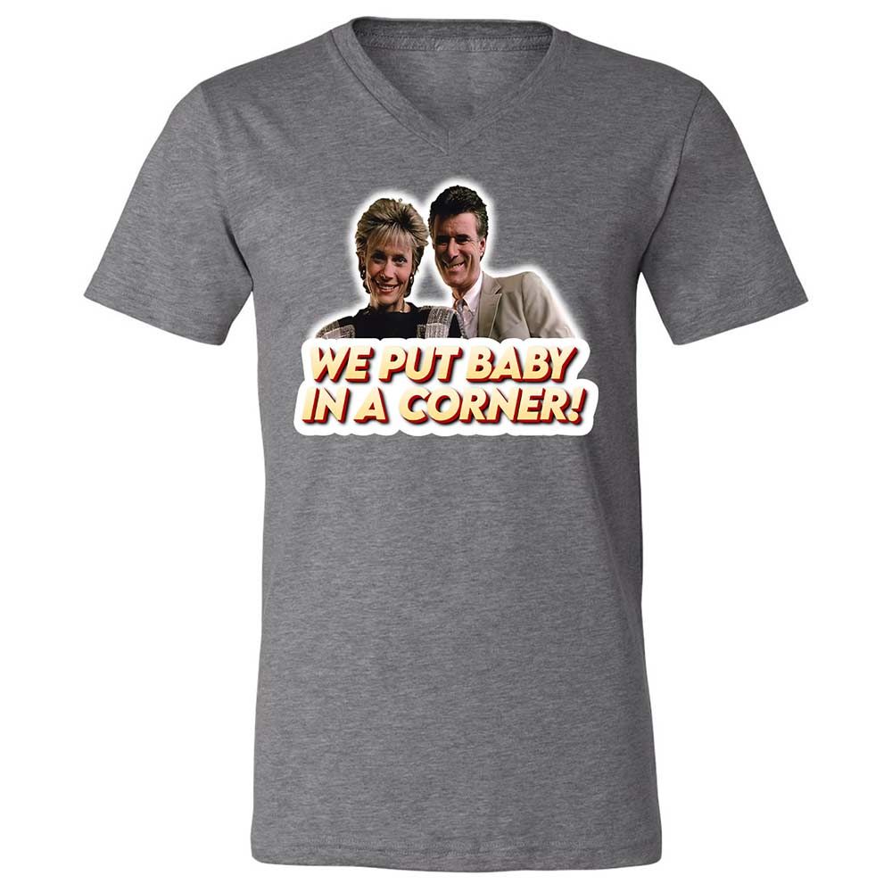 Unisex V-Neck T-Shirt - XS3JF3F2 - Deep Heather - 14