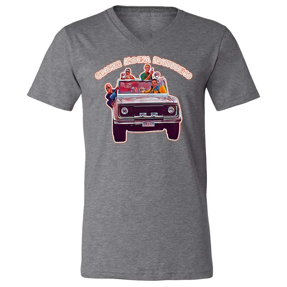Unisex V-Neck T-Shirt - N4HQE1B5 - Deep Heather - 14