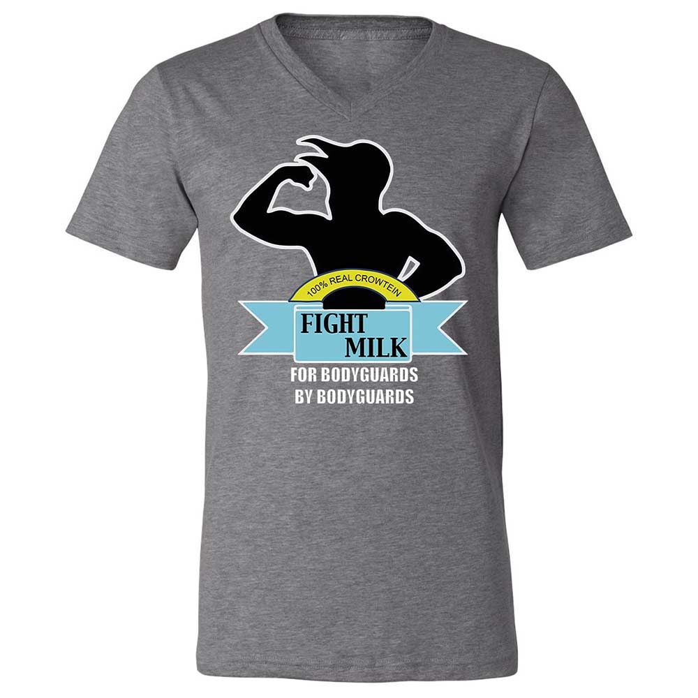 Unisex V-Neck T-Shirt - 6V6AVREN - Deep Heather - 14