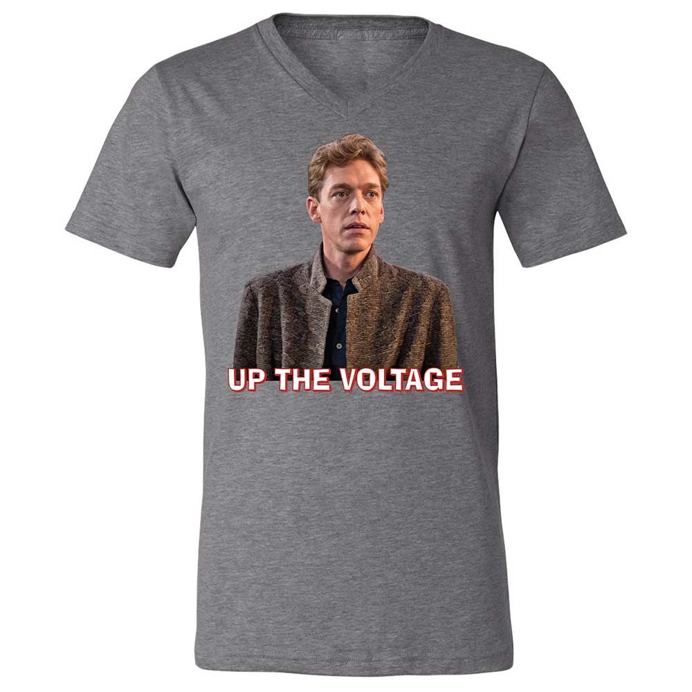 Unisex V-Neck T-Shirt - GU13KH3U - Deep Heather - 14
