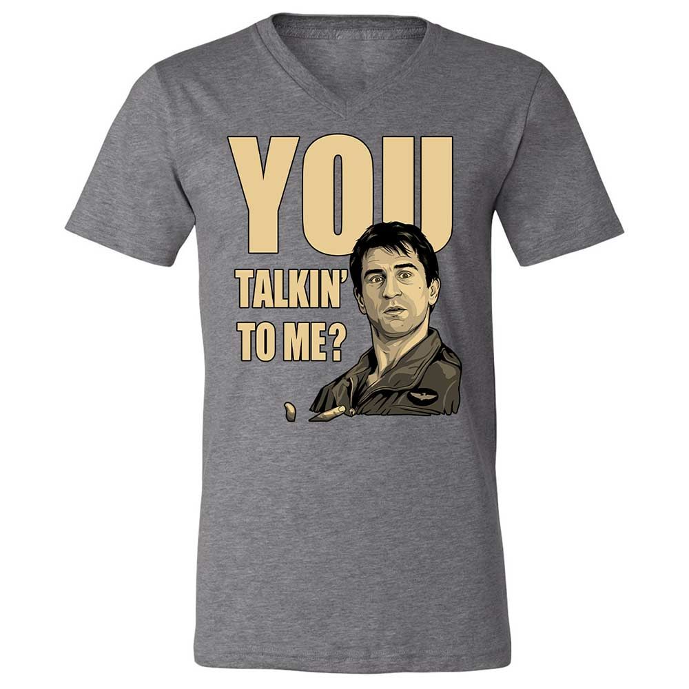 Unisex V-Neck T-Shirt - K3W8KJ6G - Deep Heather - 14