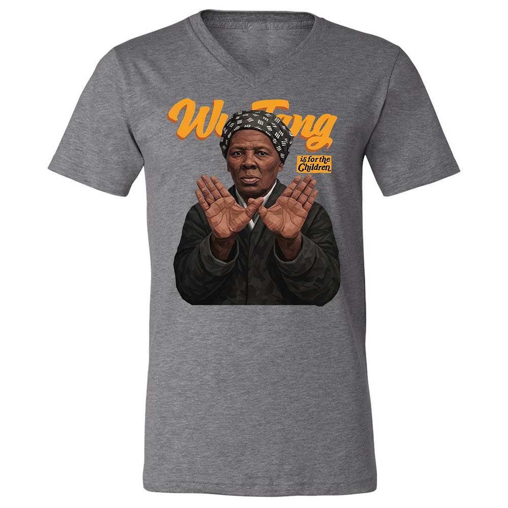 Unisex V-Neck T-Shirt - Black - Deep Heather - 14