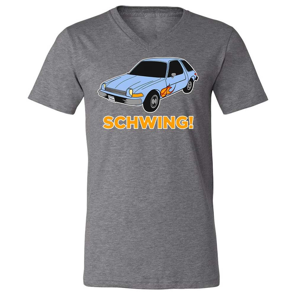 Unisex V-Neck T-Shirt - JB2PHA2D - Deep Heather - 14
