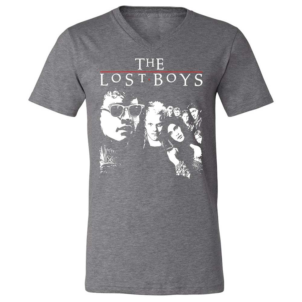 Unisex V-Neck T-Shirt - 187PTJEQ - Deep Heather - 14