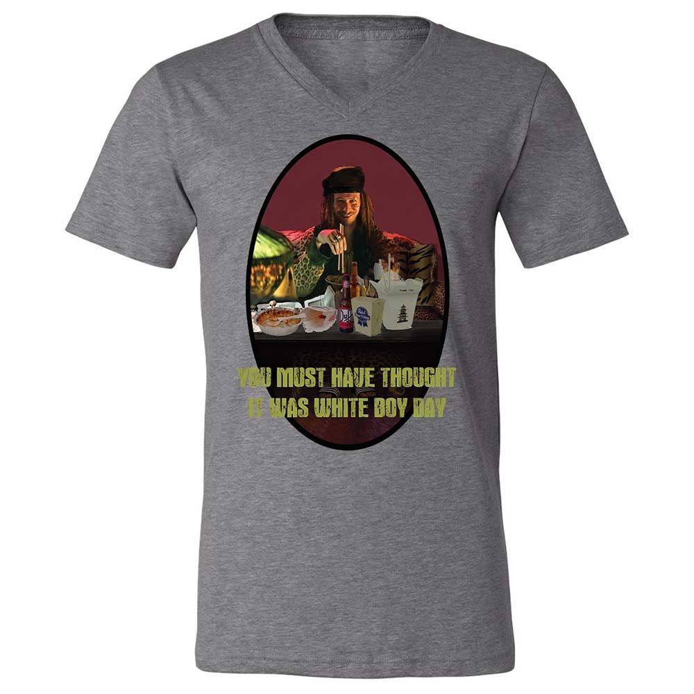Unisex V-Neck T-Shirt - KWL4XA13 - Deep Heather - 14