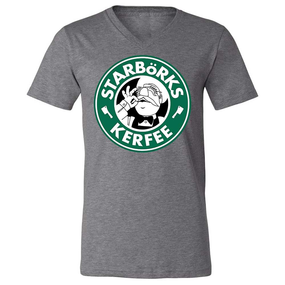 Unisex V-Neck T-Shirt - FSD7CA7A - Deep Heather - 14