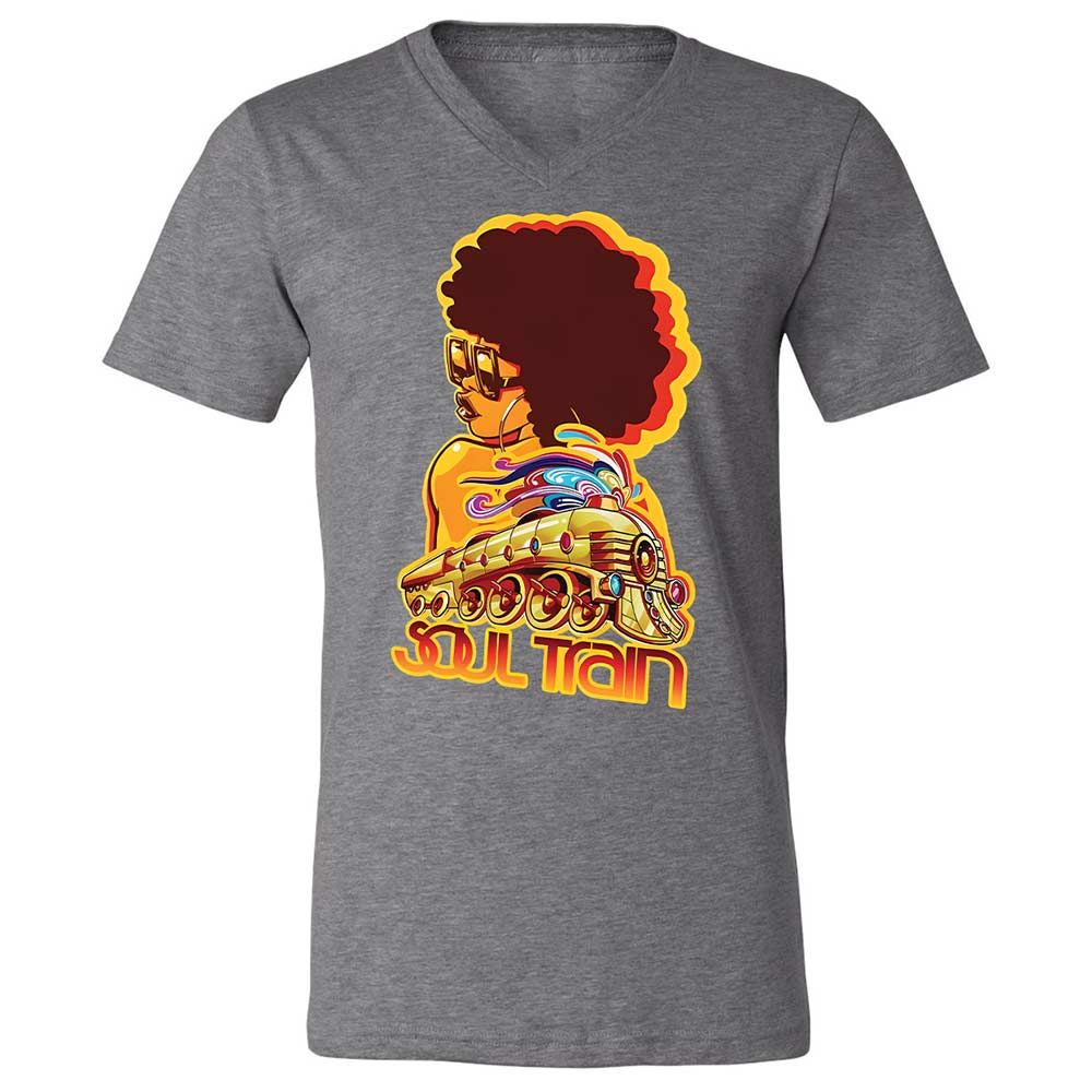 Unisex V-Neck T-Shirt - 6MHRA2ZP - Deep Heather - 14