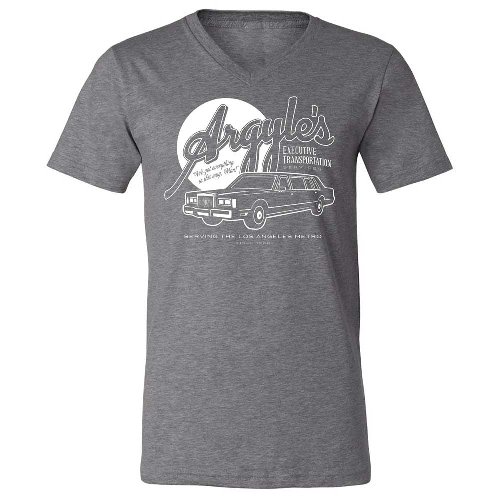 Unisex V-Neck T-Shirt - X8EWZHY6 - Deep Heather - 14