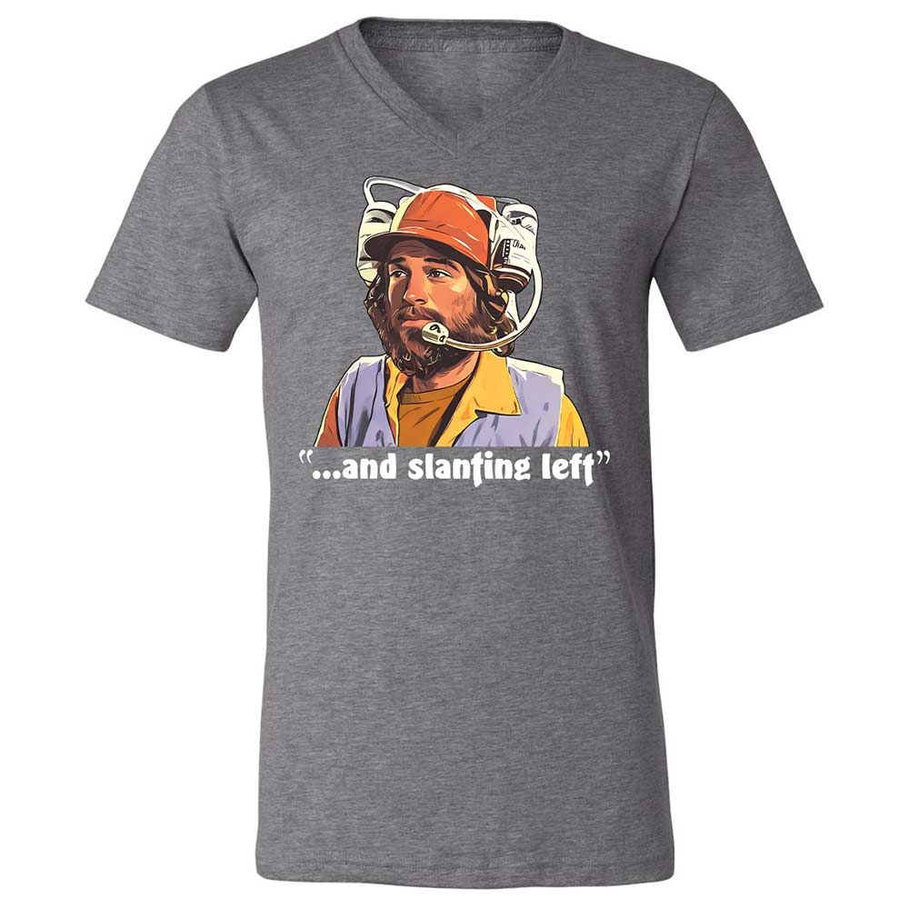 Unisex V-Neck T-Shirt - B9NJBB49 - Deep Heather - 14