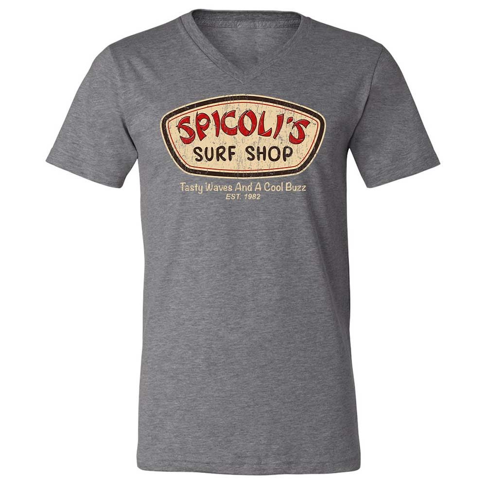 Unisex V-Neck T-Shirt - 7CDQ9Z8J - Deep Heather - 14