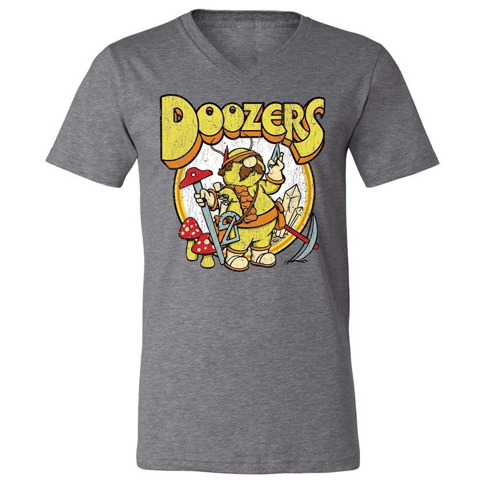Unisex V-Neck T-Shirt - KM9LWY4G - Deep Heather - 14