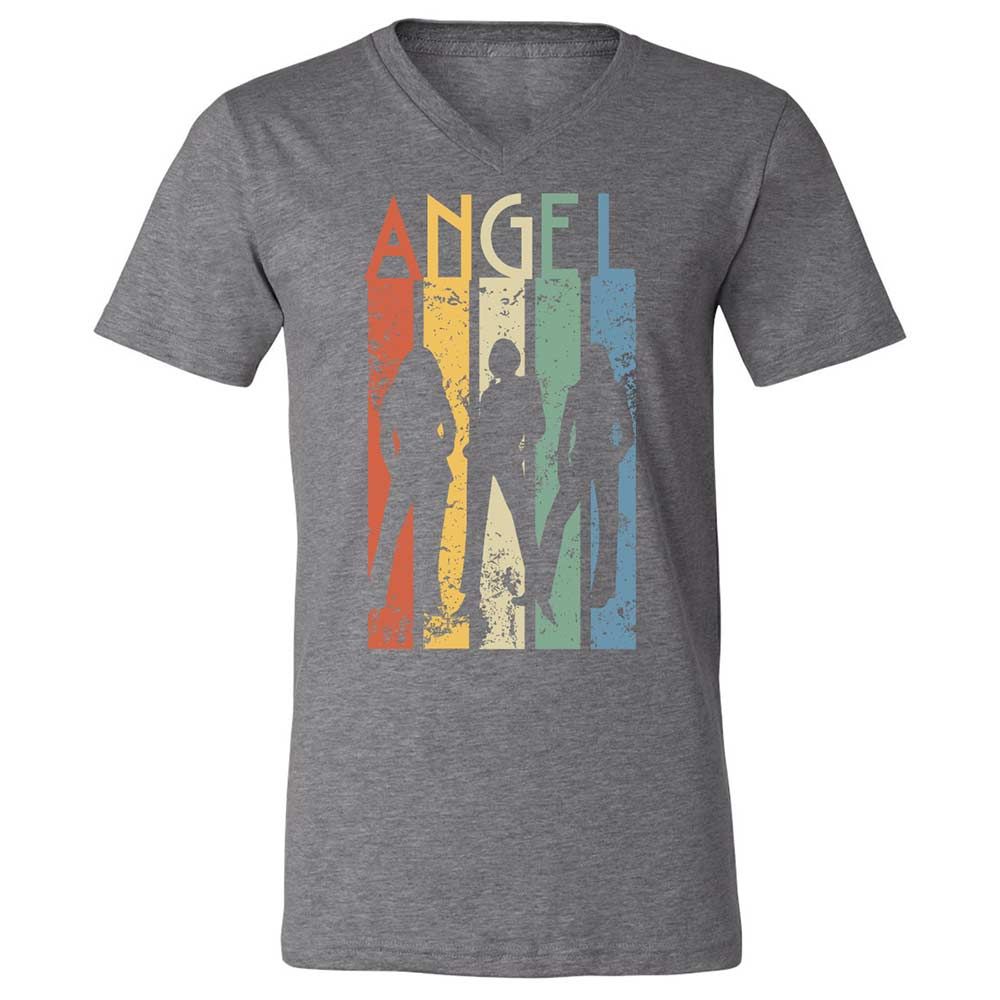 Unisex V-Neck T-Shirt - 33B4YM4W - Deep Heather - 14