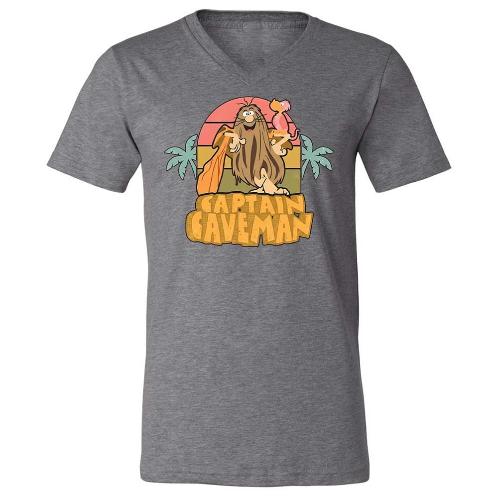 Unisex V-Neck T-Shirt - FFD6YE24 - Deep Heather - 14
