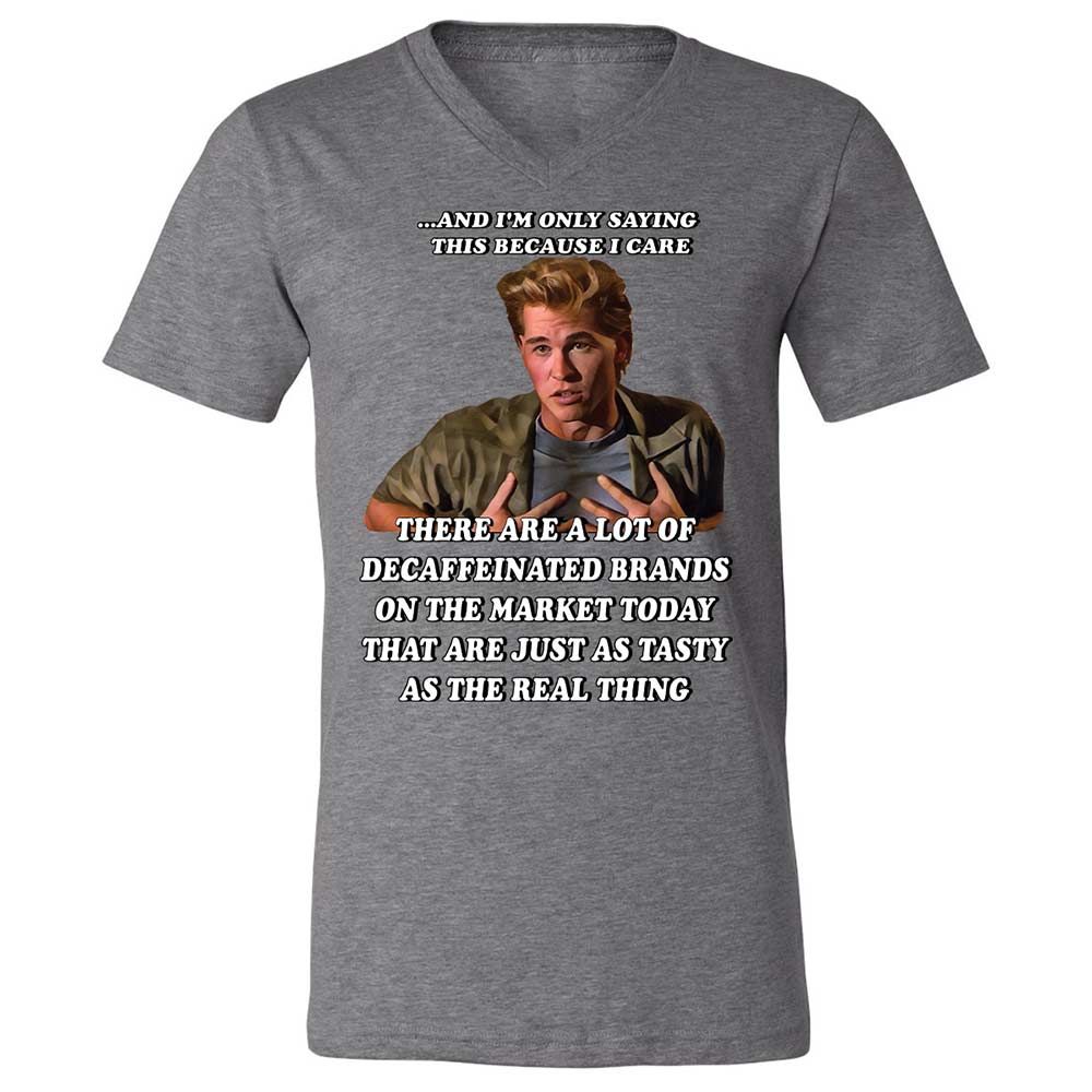 Unisex V-Neck T-Shirt - XBHUR28S - Deep Heather - 14