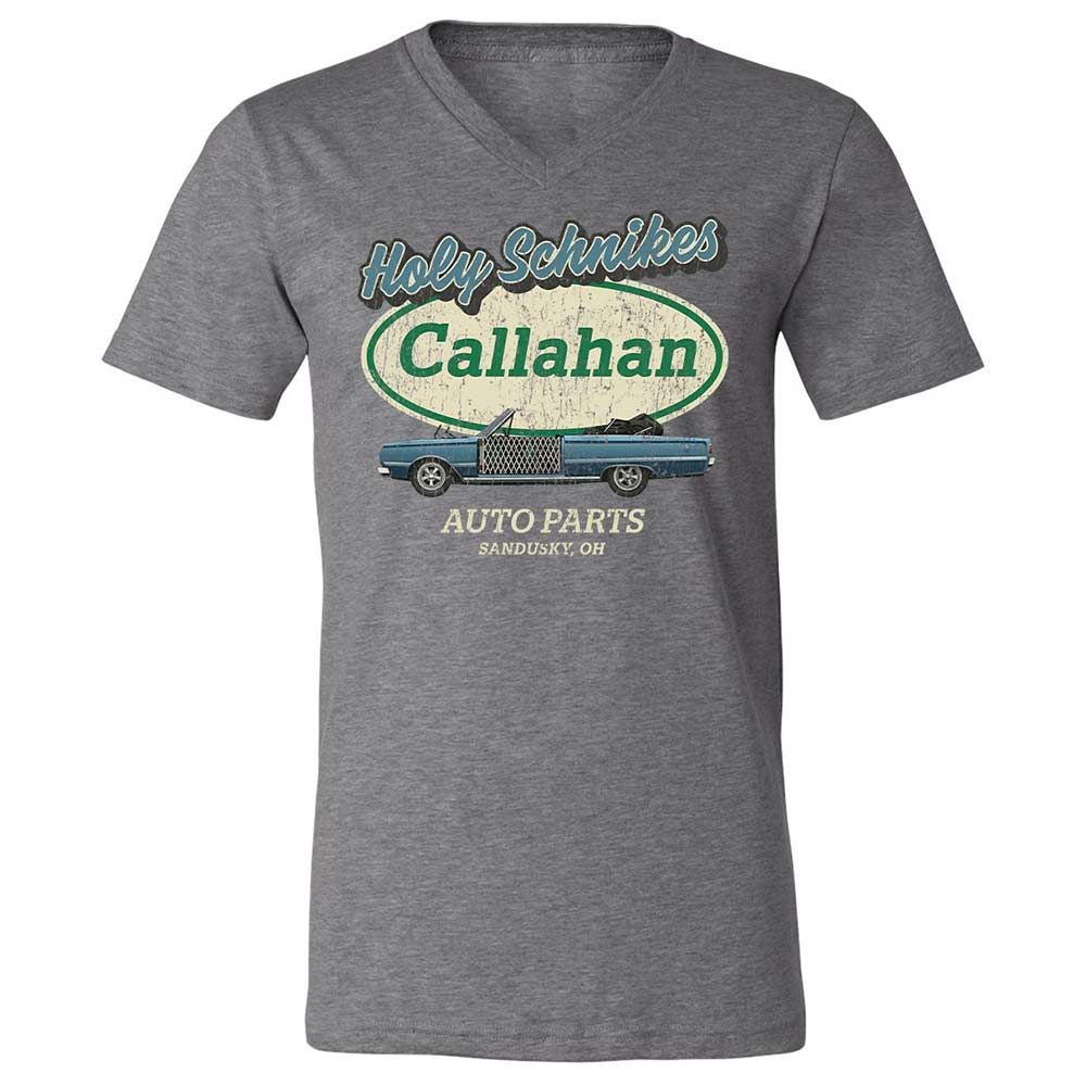 Unisex V-Neck T-Shirt - YF5AFXAS - Deep Heather - 14