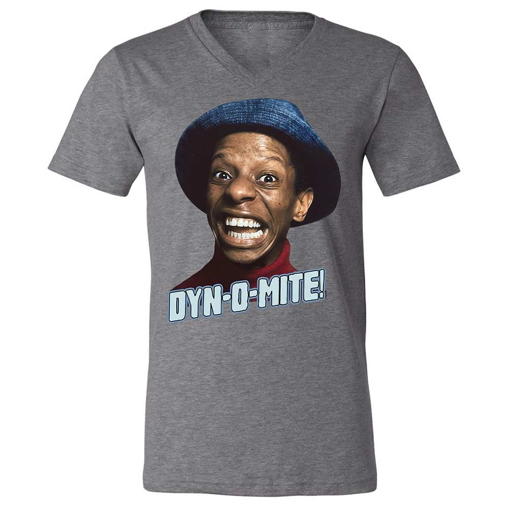 Unisex V-Neck T-Shirt - CCQ7XMJN - Deep Heather - 14