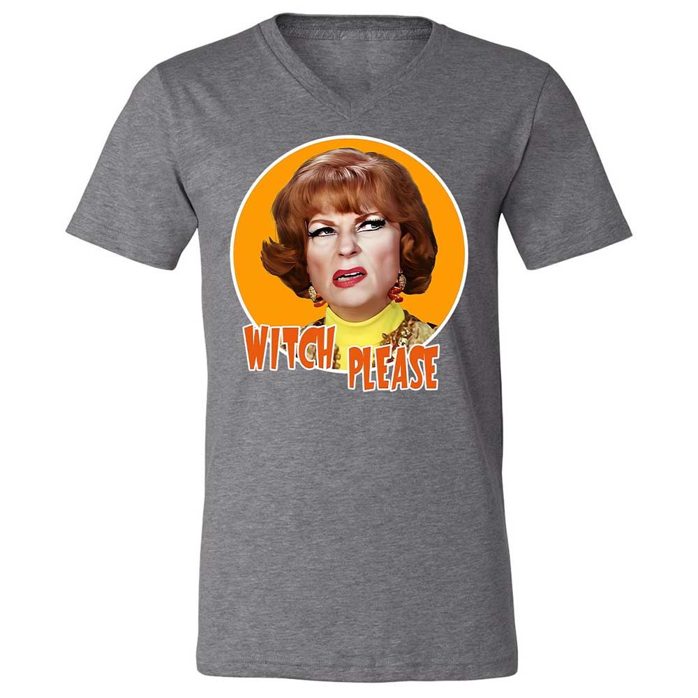 Unisex V-Neck T-Shirt - Y3EJEZ6C - Deep Heather - 14