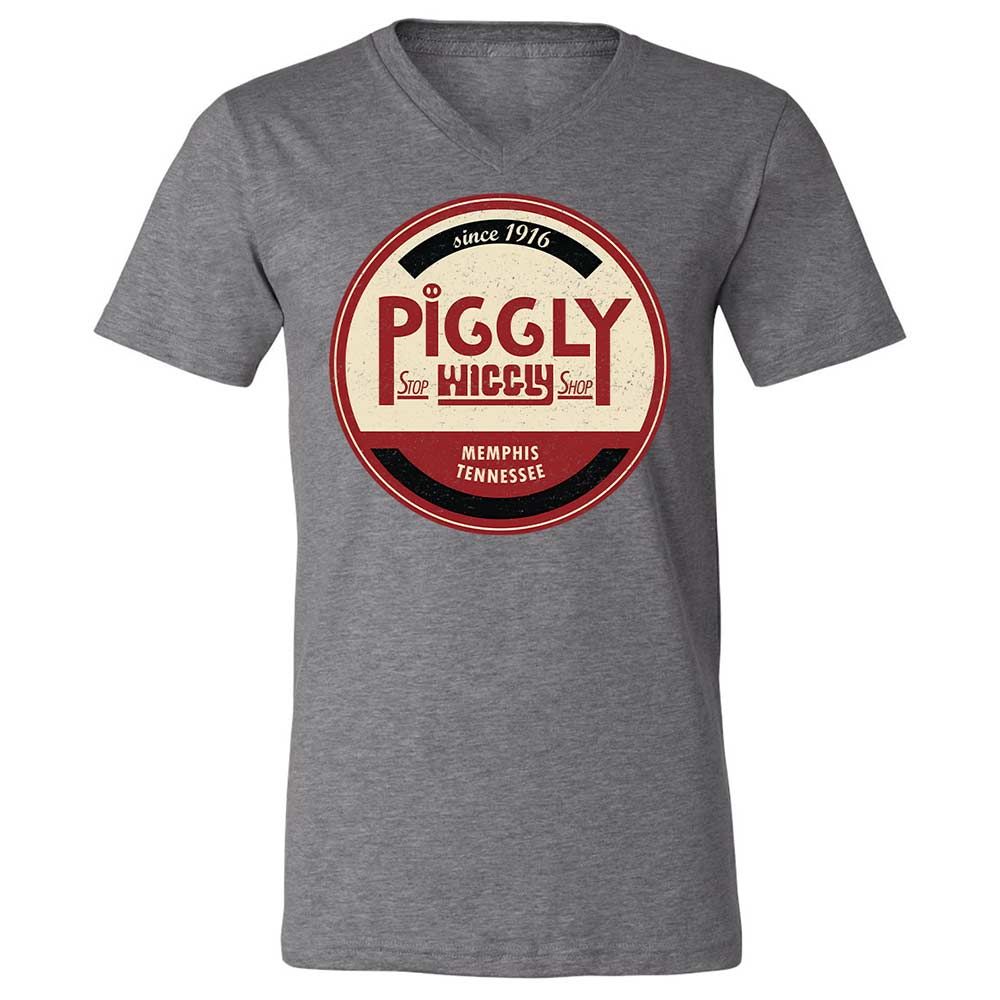Unisex V-Neck T-Shirt - D22QG6GA - Deep Heather - 14