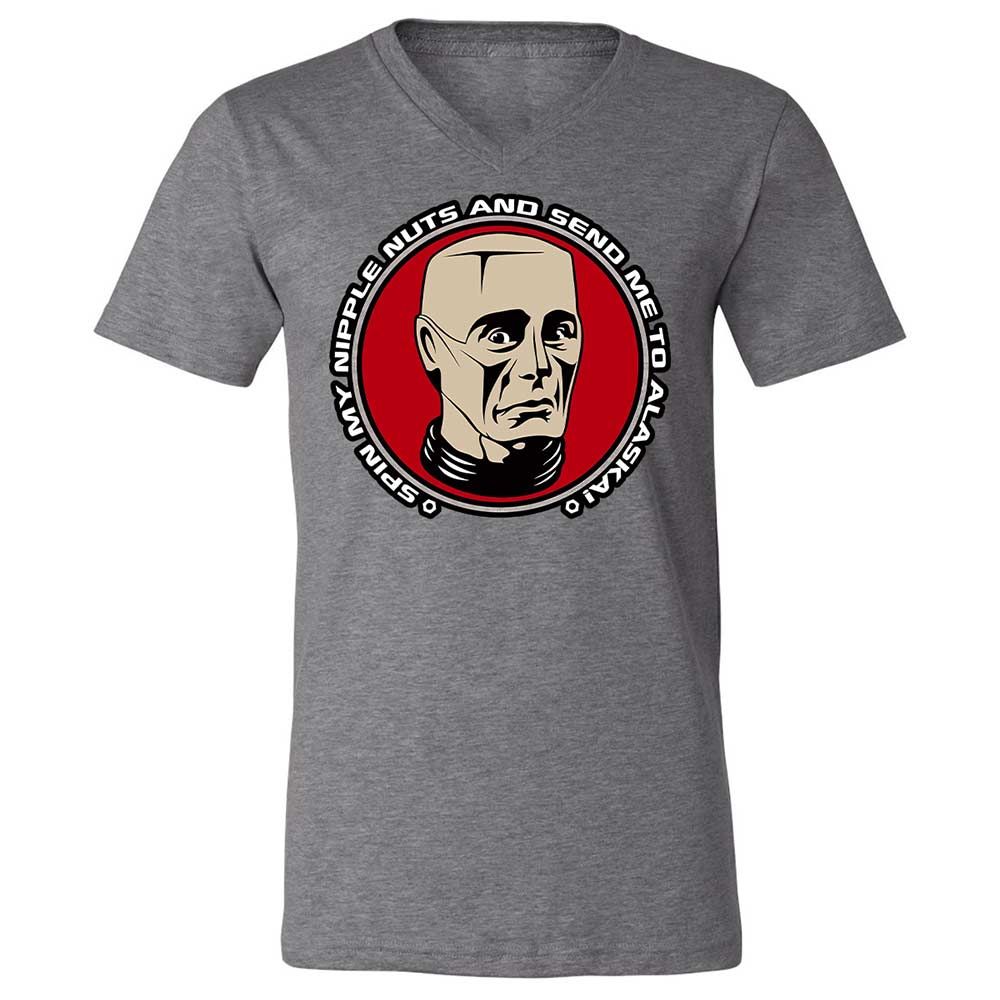 Unisex V-Neck T-Shirt - 3YL6Y5FR - Deep Heather - 14