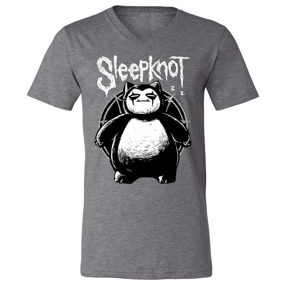 Unisex V-Neck T-Shirt - GTAAJ3J8 - Deep Heather - 14