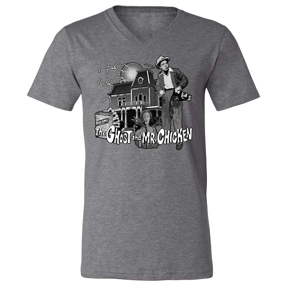 Unisex V-Neck T-Shirt - V928HNGB - Deep Heather - 14