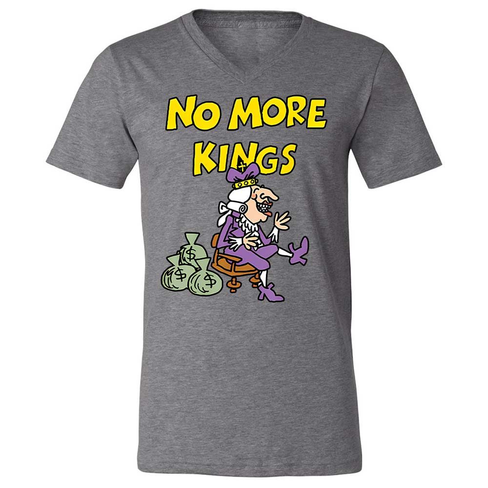 Unisex V-Neck T-Shirt - T89NUSGP - Deep Heather - 14