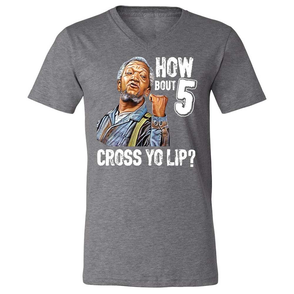 How bout 5 cross yo lip - Deep Heather - 14
