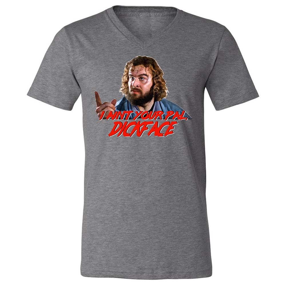 Unisex V-Neck T-Shirt - TLQVJSDQ - Deep Heather - 14