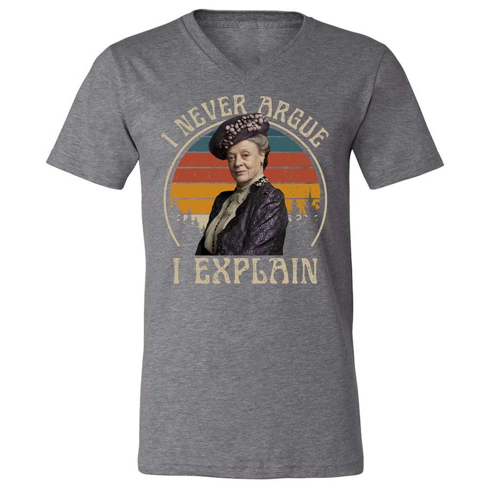 Unisex V-Neck T-Shirt - V9F3MAJH - Deep Heather - 14