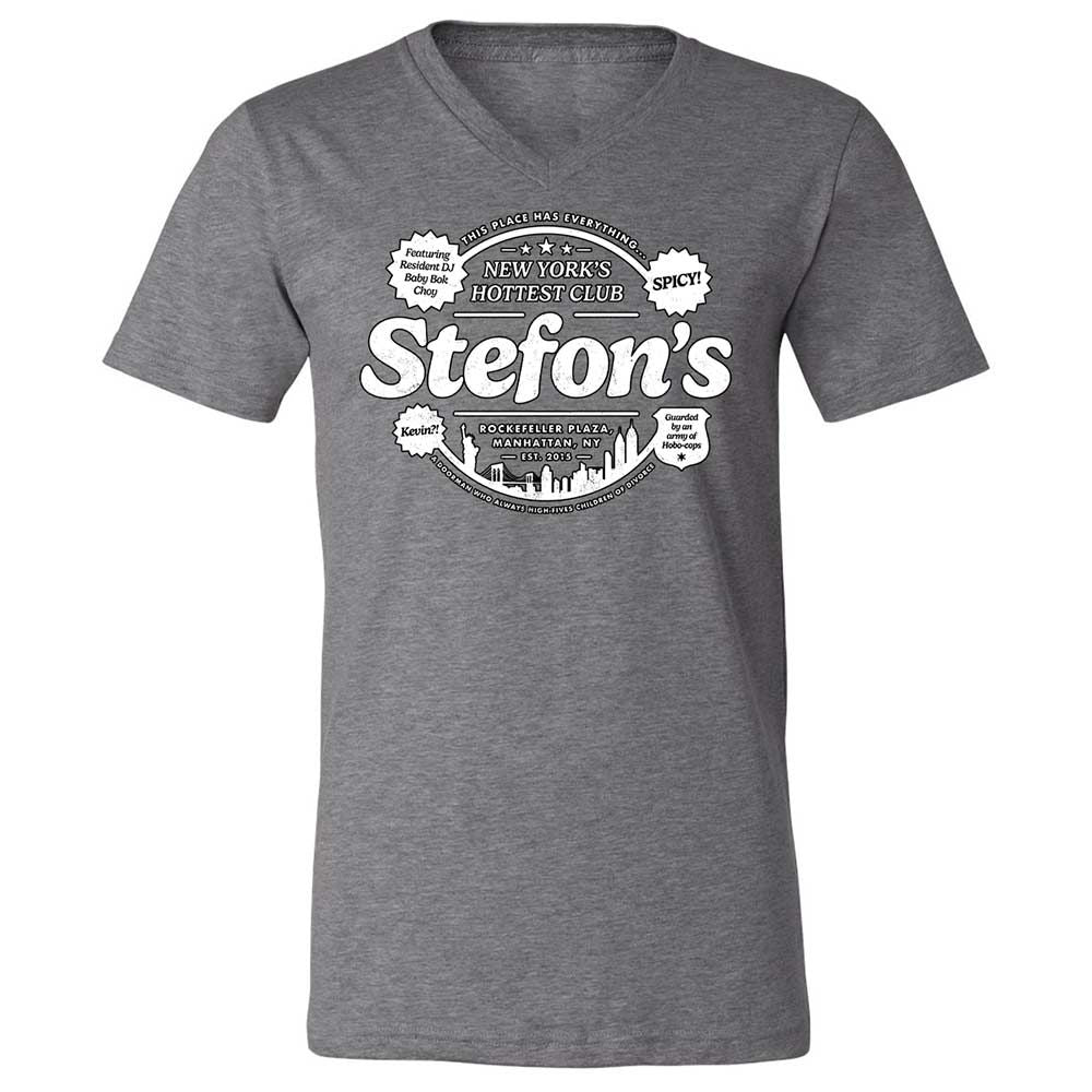 Unisex V-Neck T-Shirt - 38ZFR9DT - Deep Heather - 14
