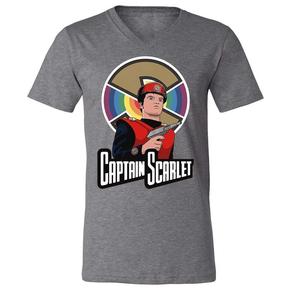 Unisex V-Neck T-Shirt - 4NJ375XF - Deep Heather - 14