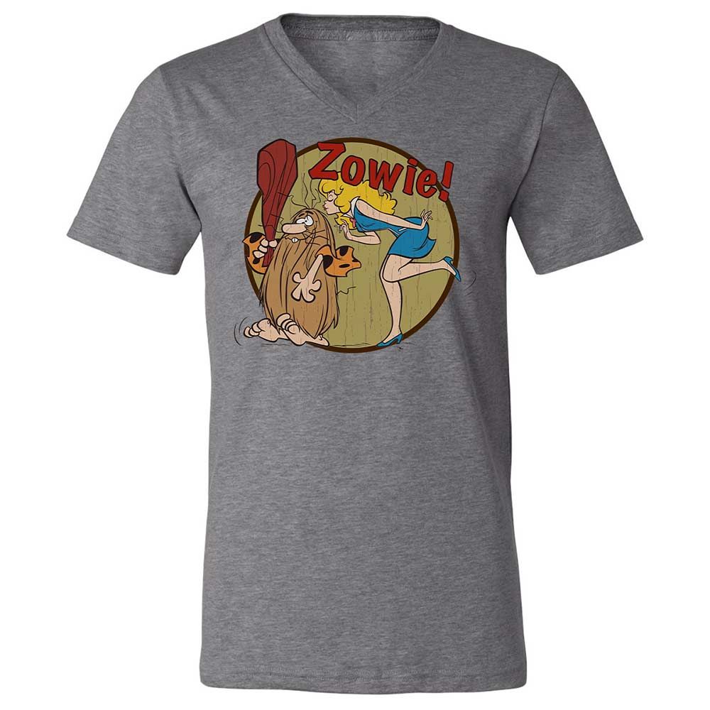 Unisex V-Neck T-Shirt - GTLACAU3 - Deep Heather - 14
