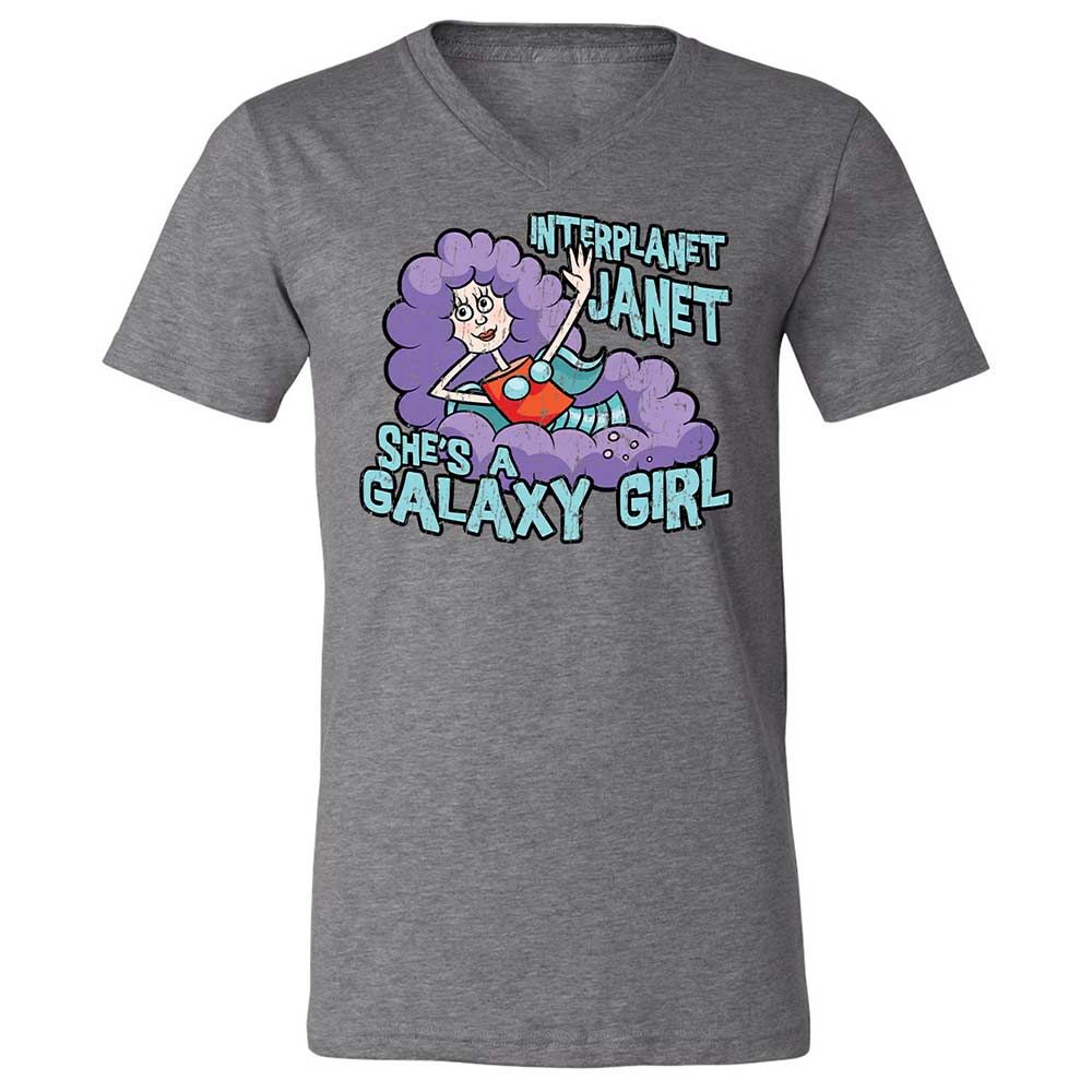 Unisex V-Neck T-Shirt - T5T3RW7Y - Deep Heather - 14