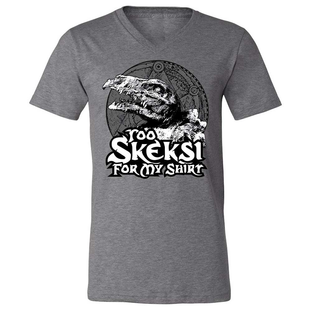 Unisex V-Neck T-Shirt - D7Z6V5R3 - Deep Heather - 14
