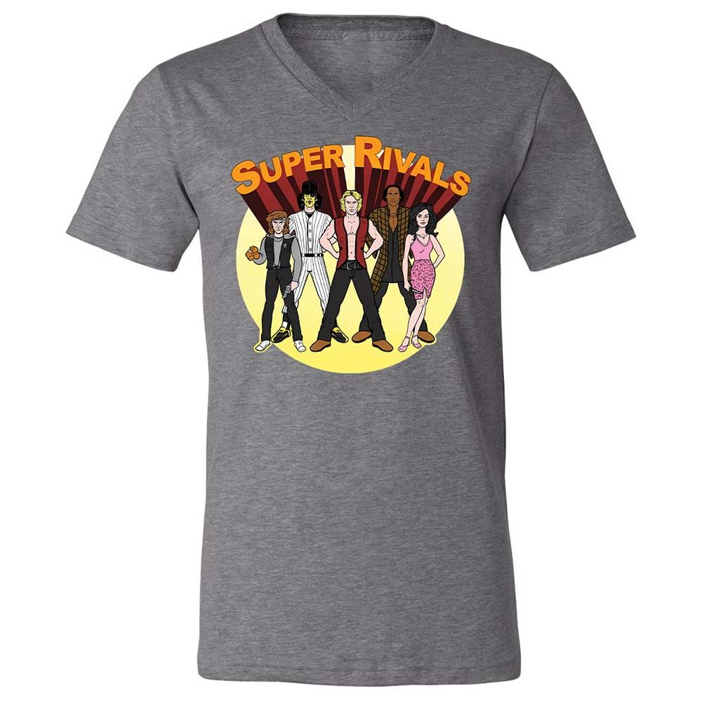 Unisex V-Neck T-Shirt - 1EA6MGTG - Deep Heather - 14