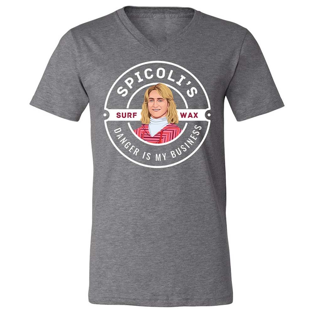 Unisex V-Neck T-Shirt - P8MGEWTS - Deep Heather - 14