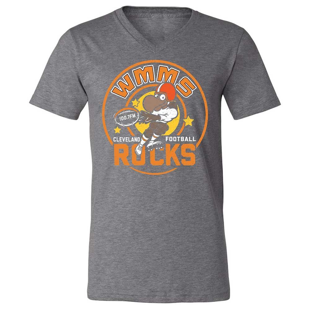 Unisex V-Neck T-Shirt - 2EJG4RFE - Deep Heather - 14