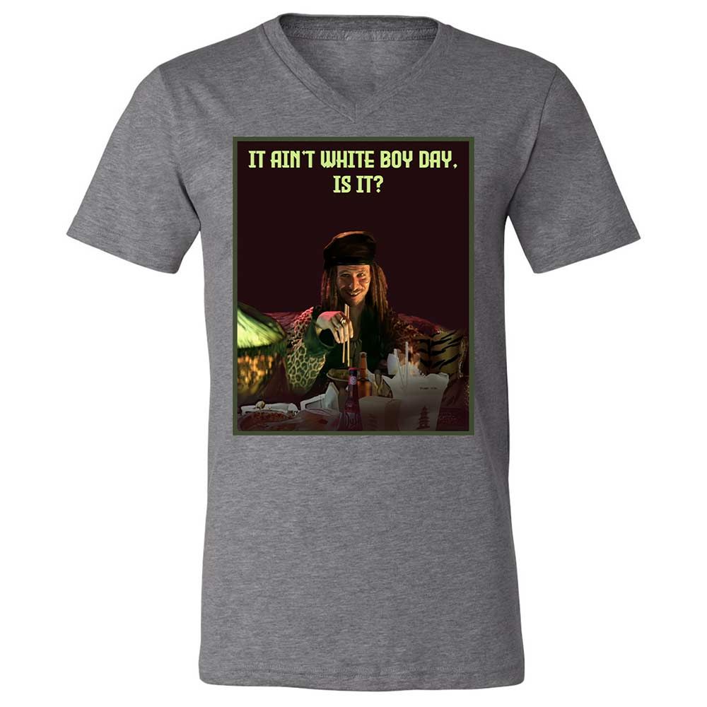 Unisex V-Neck T-Shirt - CJW72A76 - Deep Heather - 14