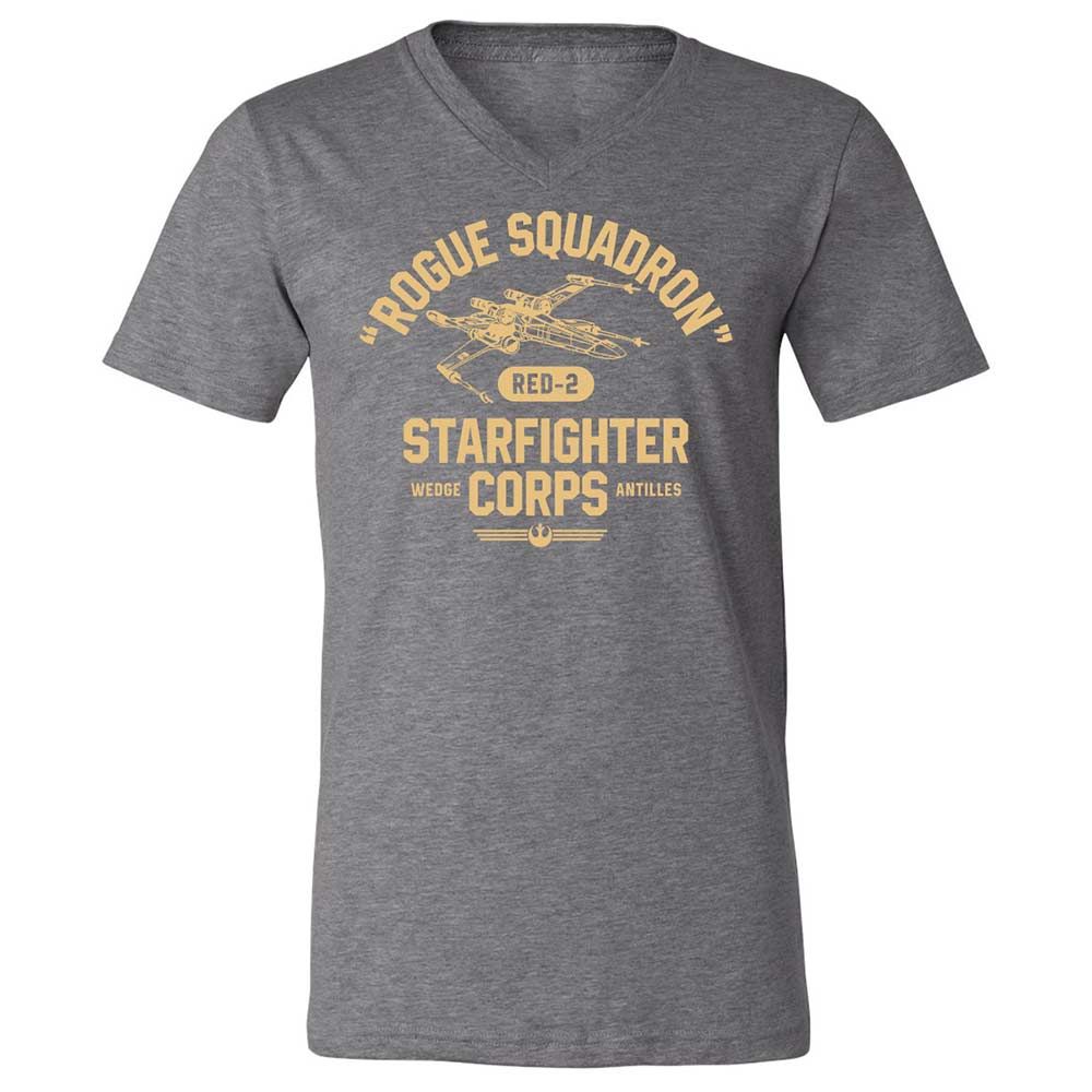 Unisex V-Neck T-Shirt - SES5GSYV - Deep Heather - 14