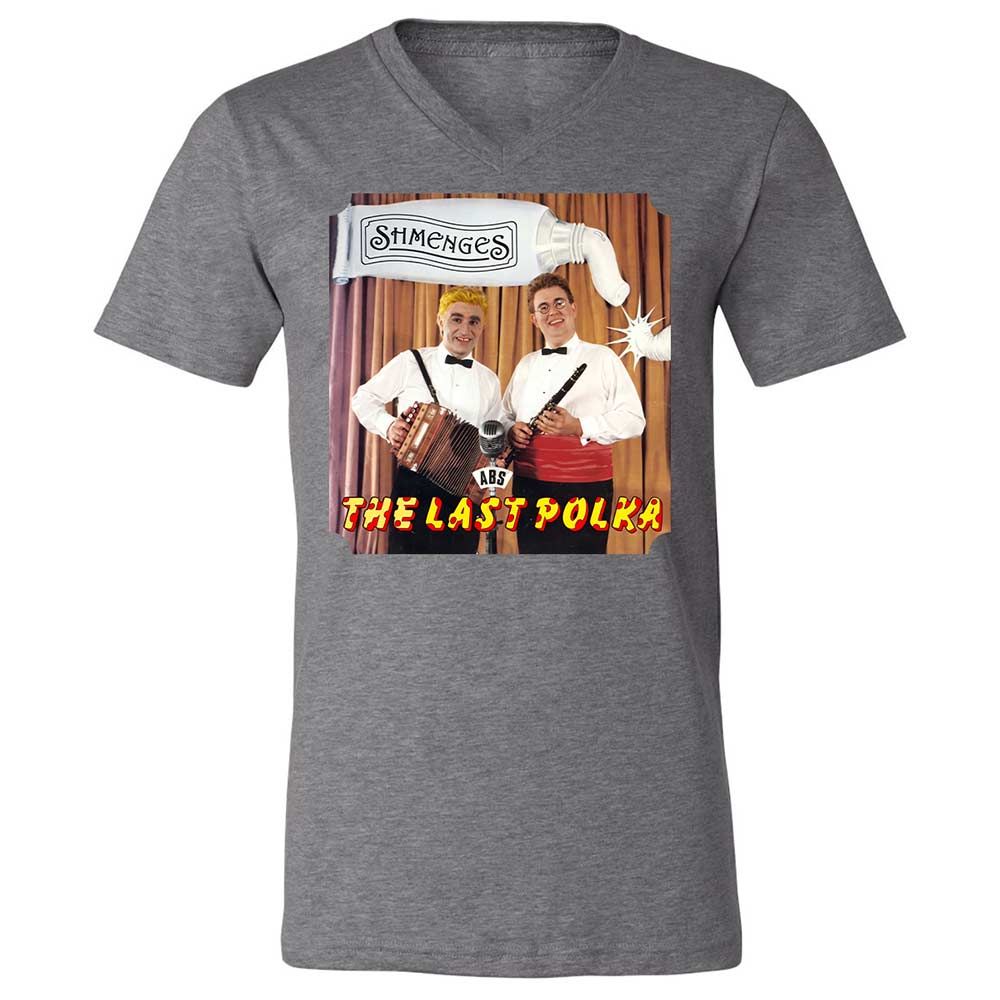 Unisex V-Neck T-Shirt - 4AV3ANL2 - Deep Heather - 14