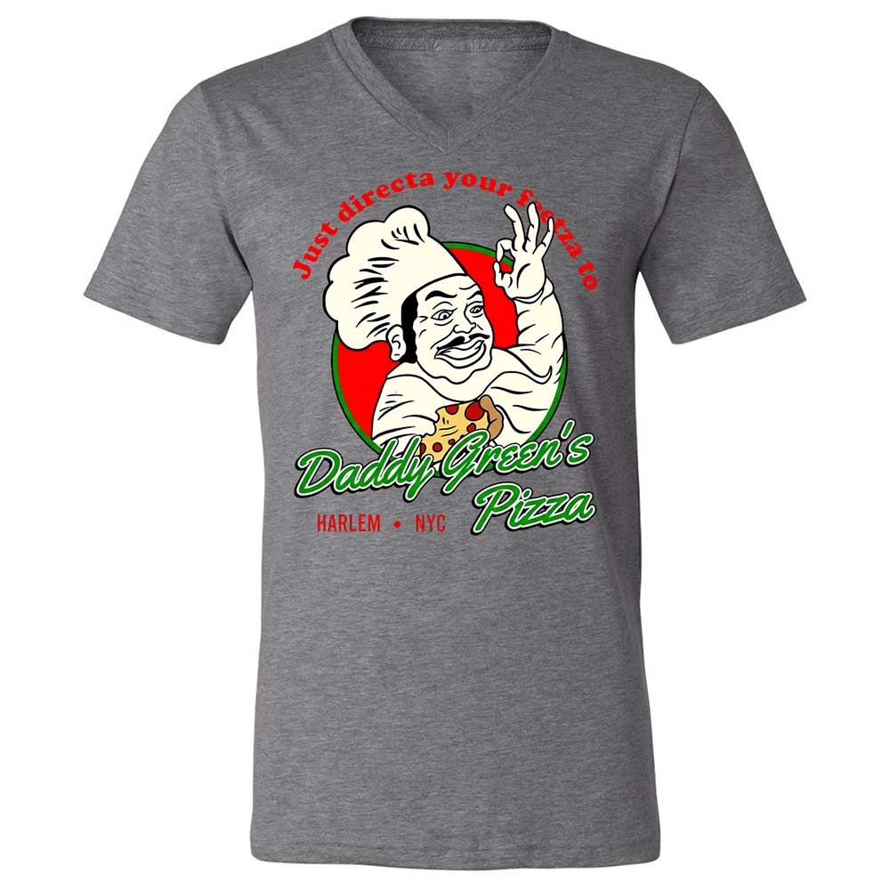 Unisex V-Neck T-Shirt - 7AY1BGVG - Deep Heather - 14